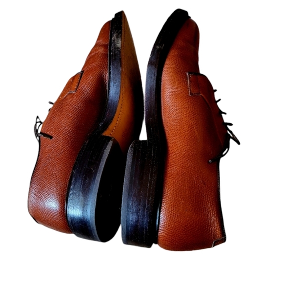 Allen Edmonds Leeds Lace Up Brown Pebble Grain Leather Derby Dress Shoes Size 7D - Picture 7 of 11